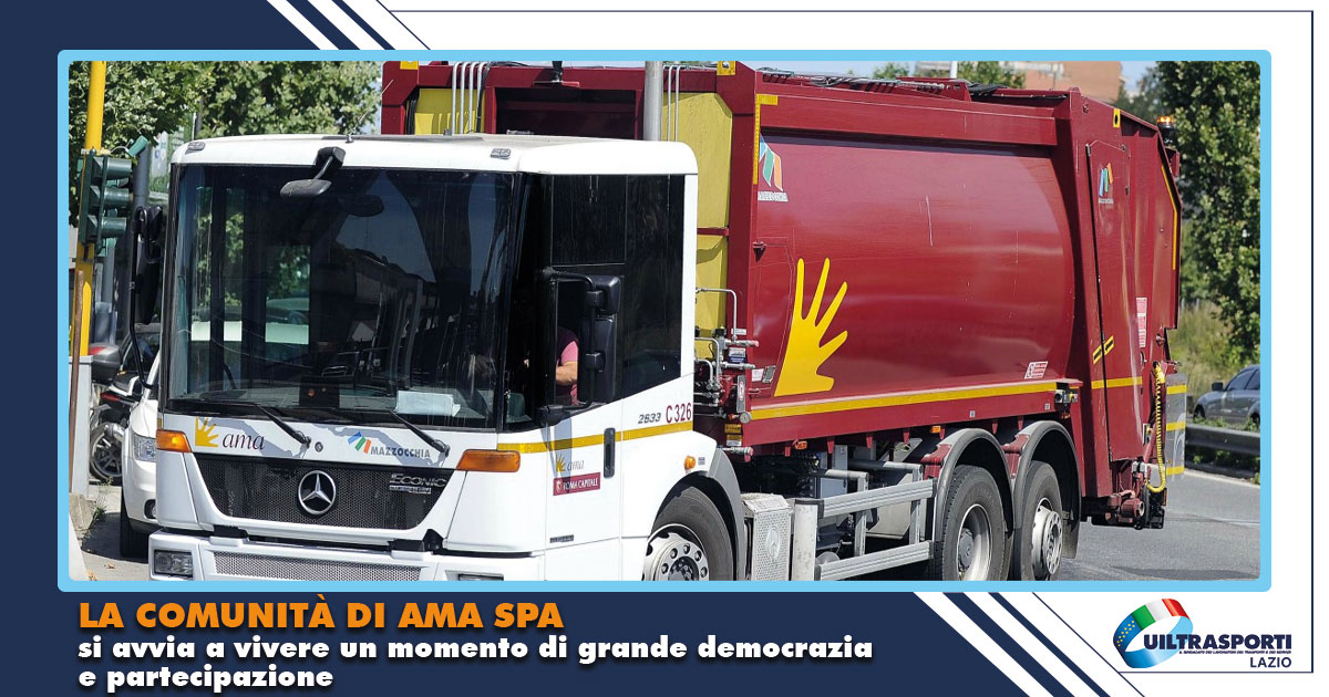 La comunità di AMA SPA si avvia a vivere un momento di grande ...